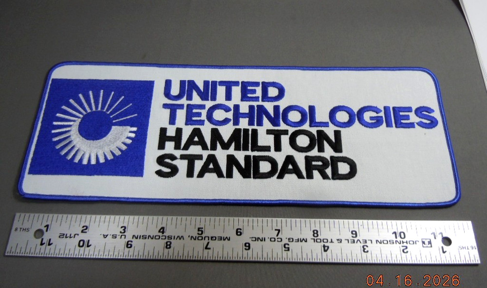 Large United Technologies Hamilton Standard Uniform Patch & Bonus