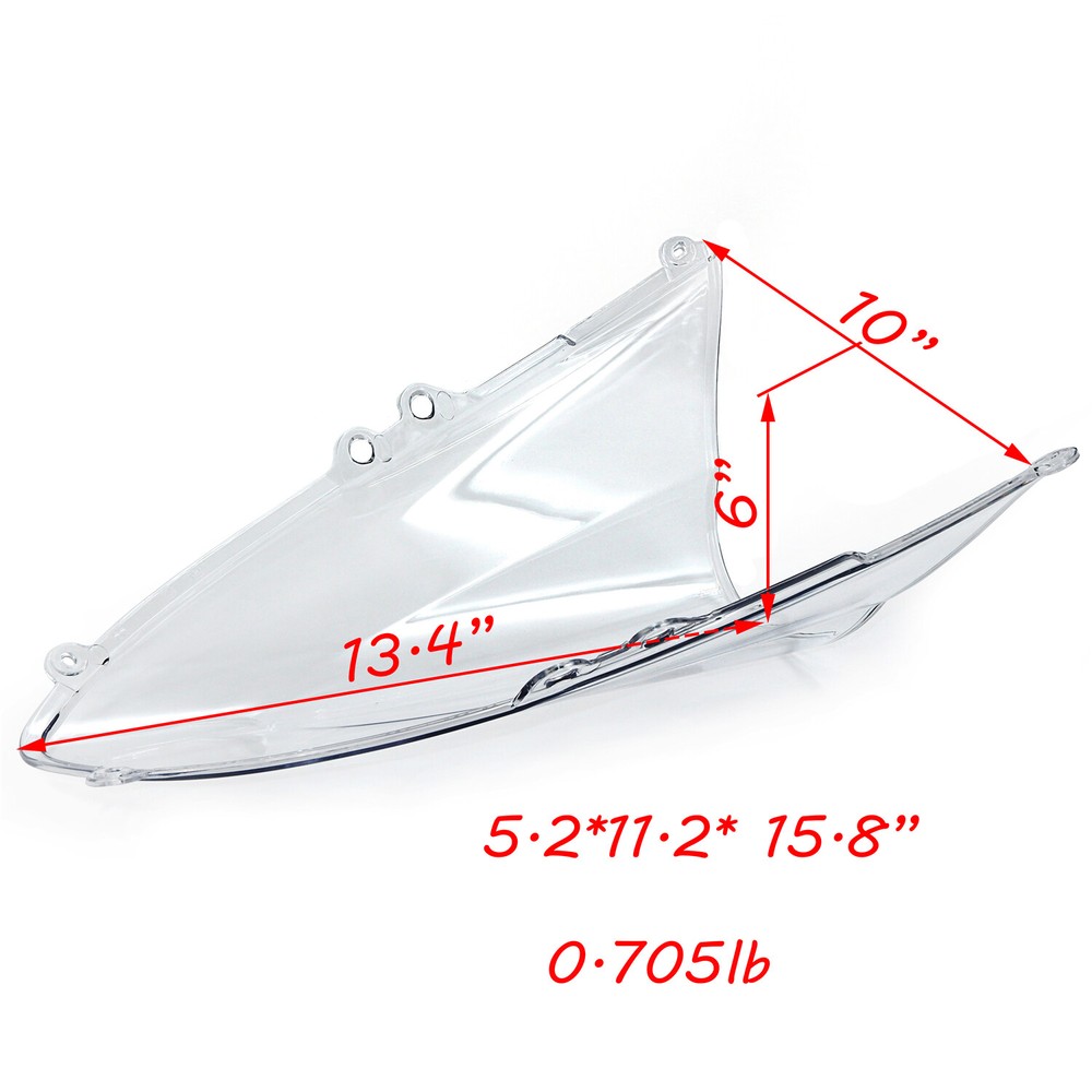 For 2012-2014 DUCATI 899 / 1199 Clear Double Bubble Windscreen Windshield