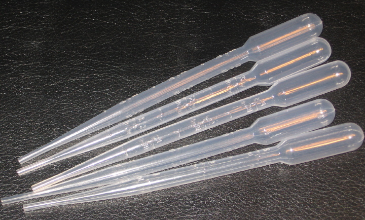100 plastic transfer pipettes droppers graduated 3 ml 3ml Pasteur
