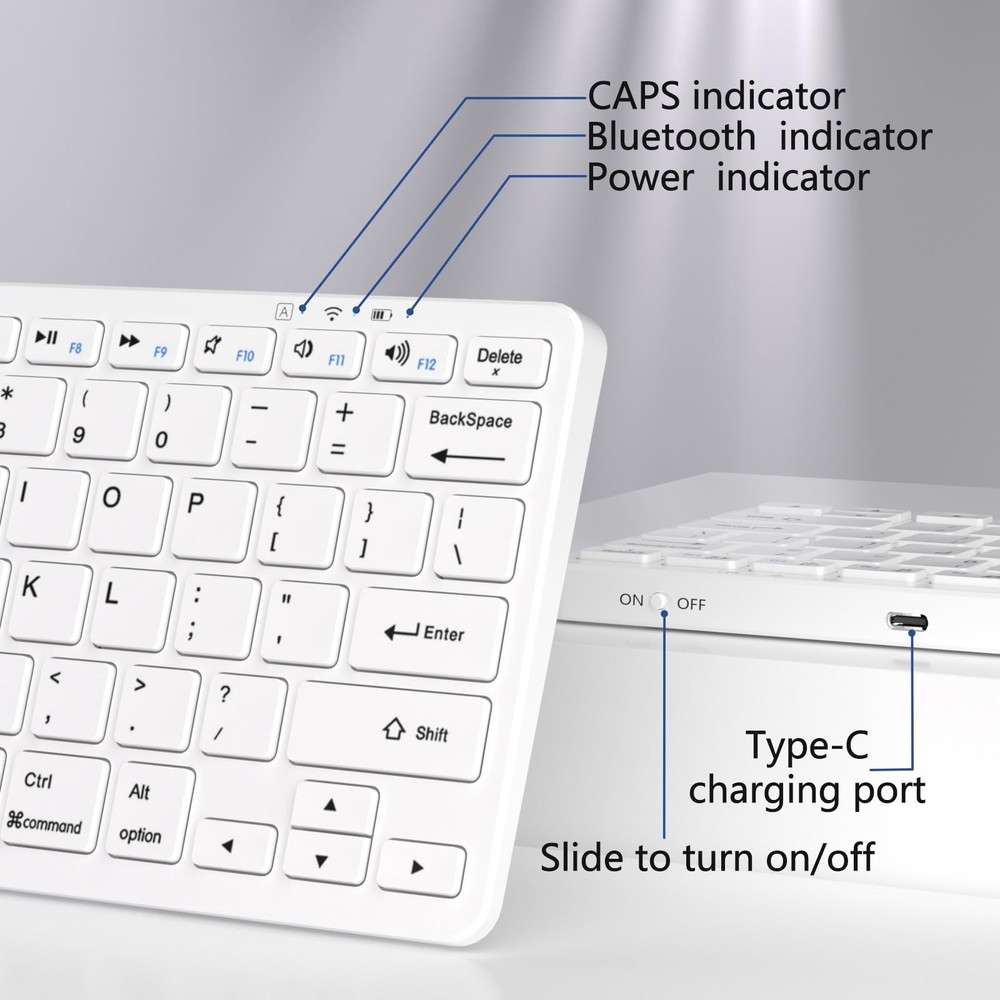 MMK Bluetooth Keyboard, Tablet Keyboard Compatible iPad 11th Generation,iPad ...