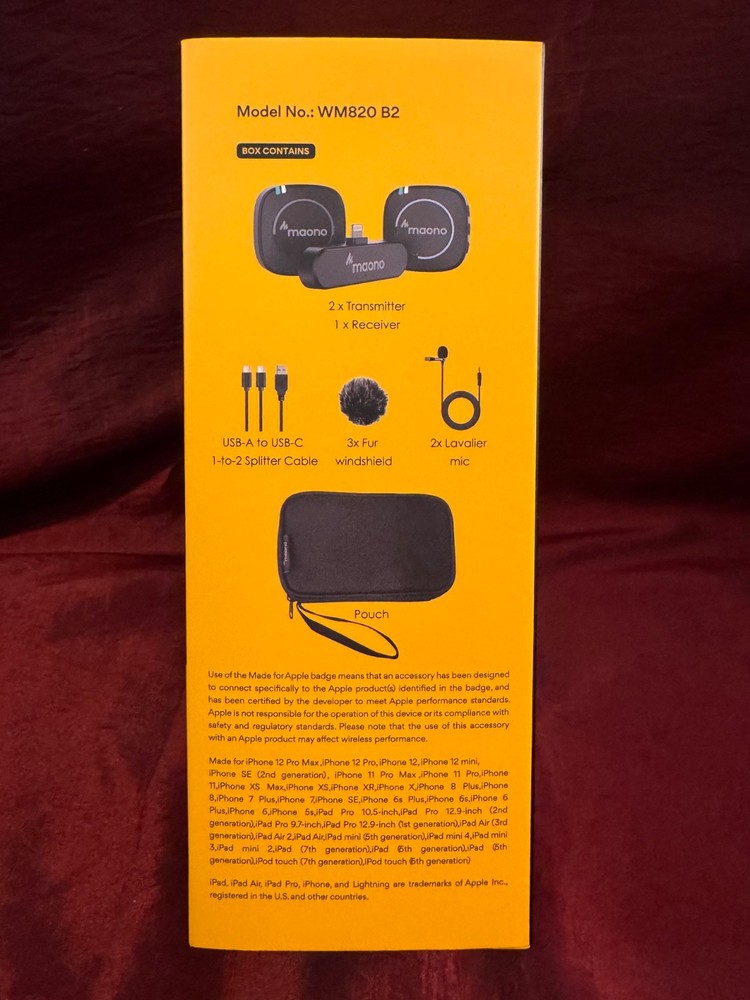 *Read* Maono WM820 B2 Series Microphone System iPhone, iPad