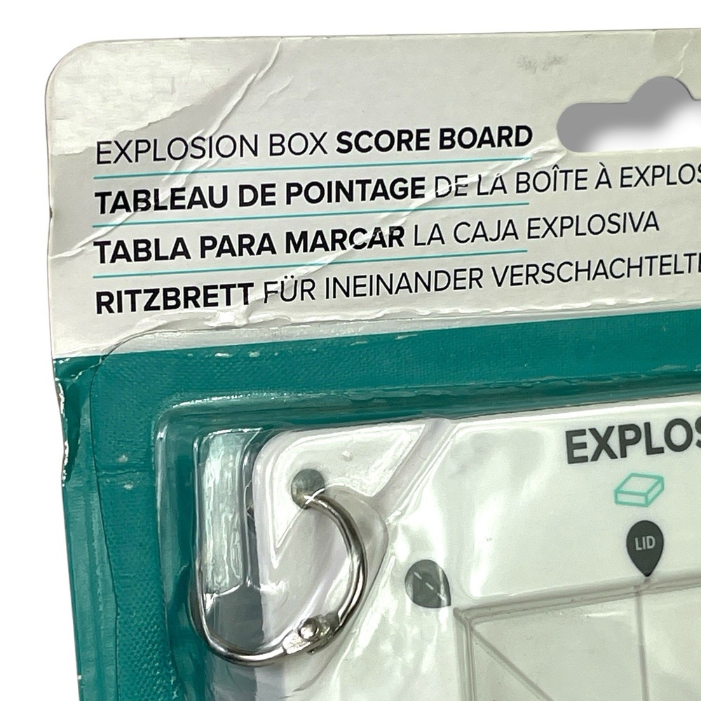 We R Memory Keepers Explosion Board-Box Score Board - New In Package