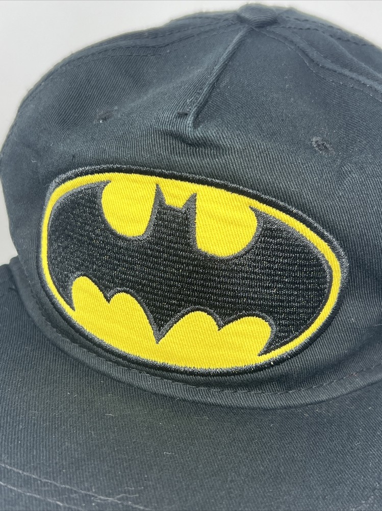 Batman DC Comics Hero 2017 Youth Black Baseball Hat Adjustable SnapBack Cap