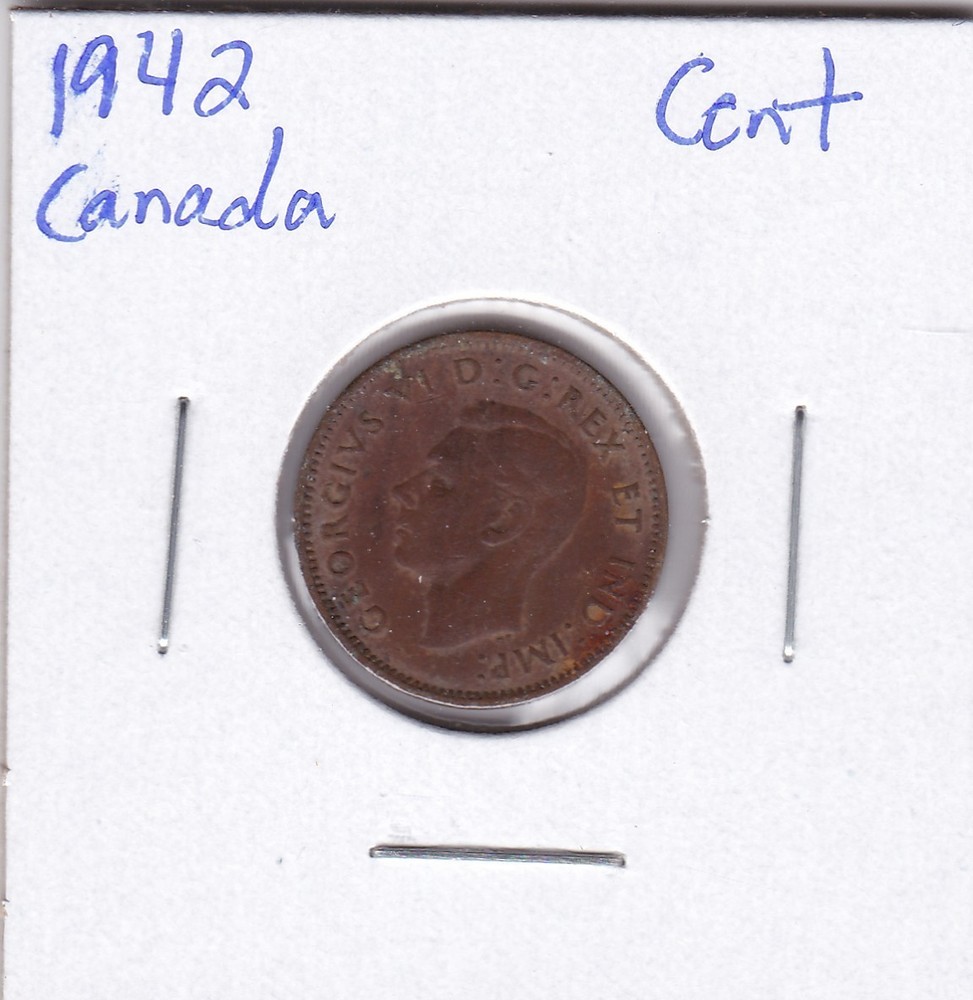1942 Canadian Cent