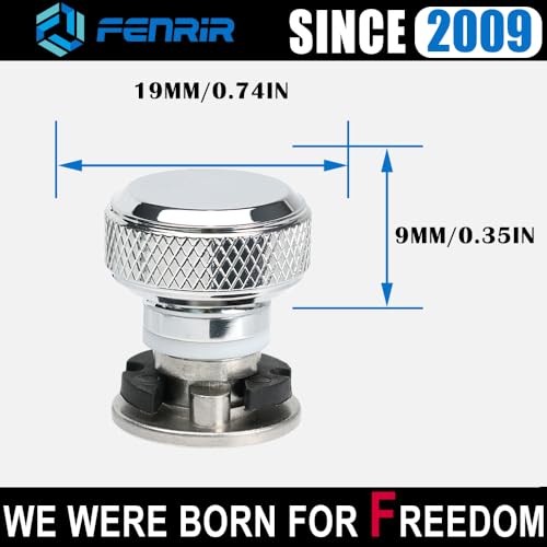 Silver Quick Release Motorcycle Fender - Silver Screws & Base