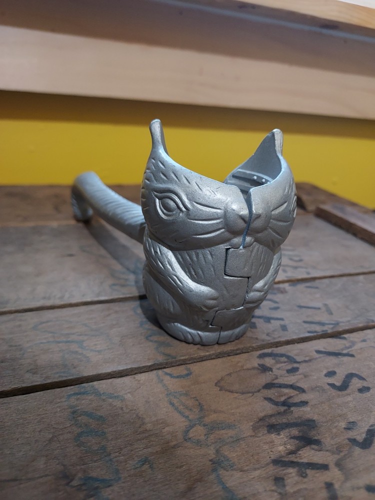 Nut Cracker Squirrel Quirky Cast Aluminum
