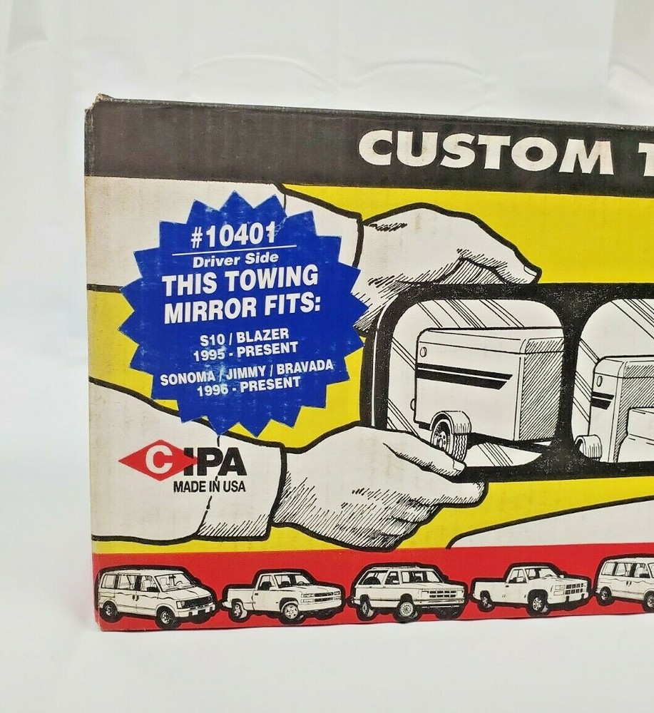 CIPA 10401 Custom Towing Mirror - Chevy/GMC, Driver Side