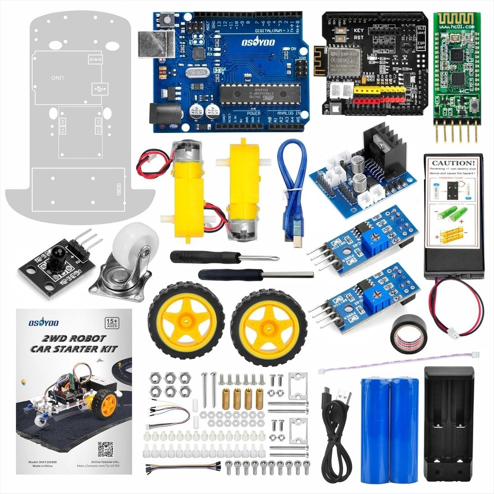 Compact 2WD Robot Car Kit: Step-by-Step Guide for Easy Assembly & Learning