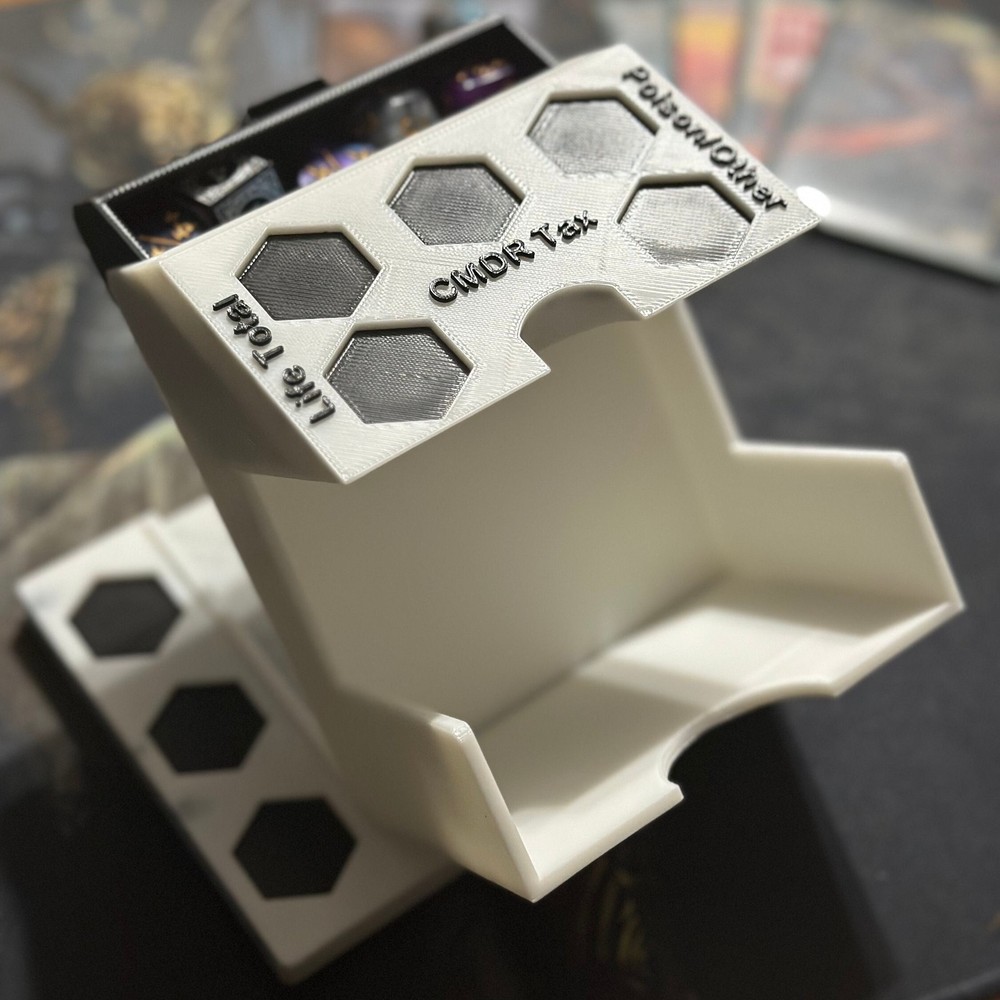 MTG Commander Command Zone - Deck Holder With Dice Storage