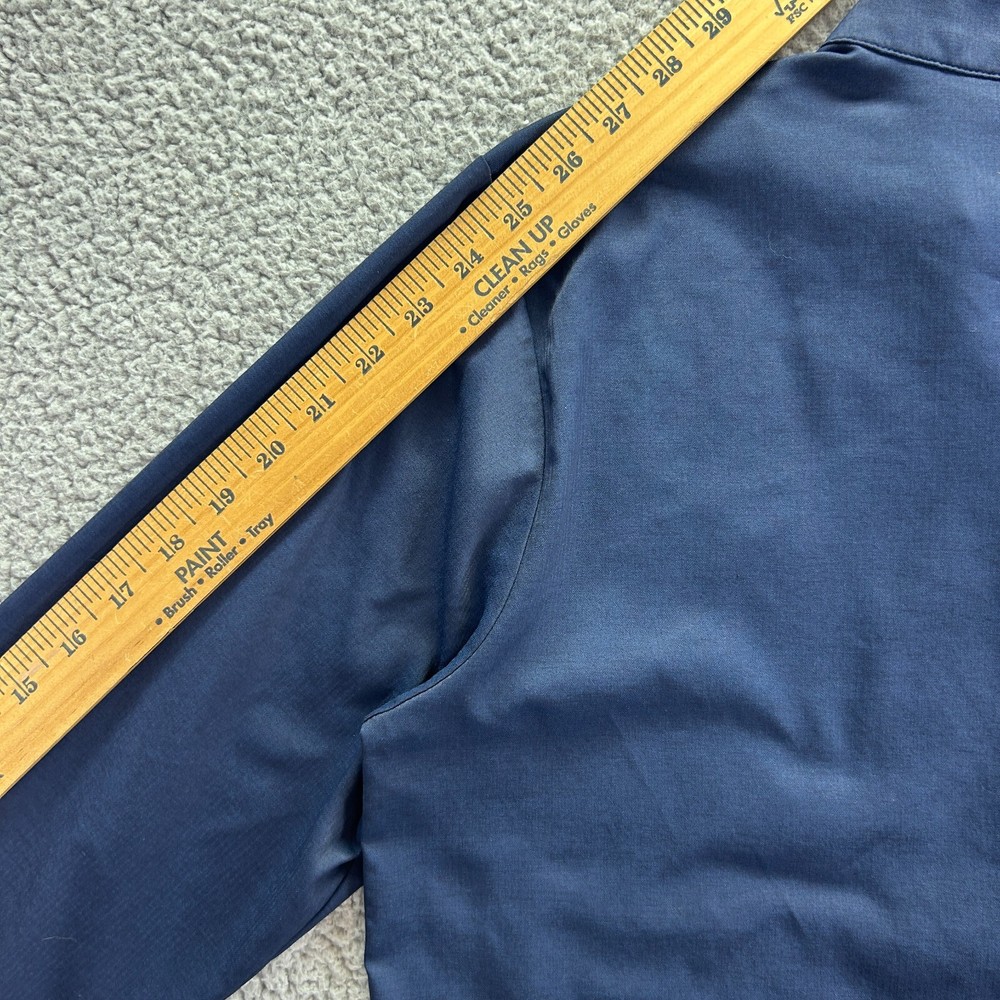 Travis Mathew Jacket Men's Medium Navy Windbreaker Performance Golf Full Zip