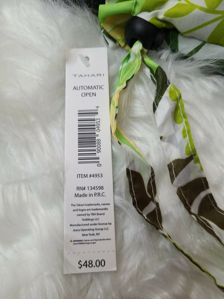 NEW Tahari Automatic Open Umbrella #4953 NWT