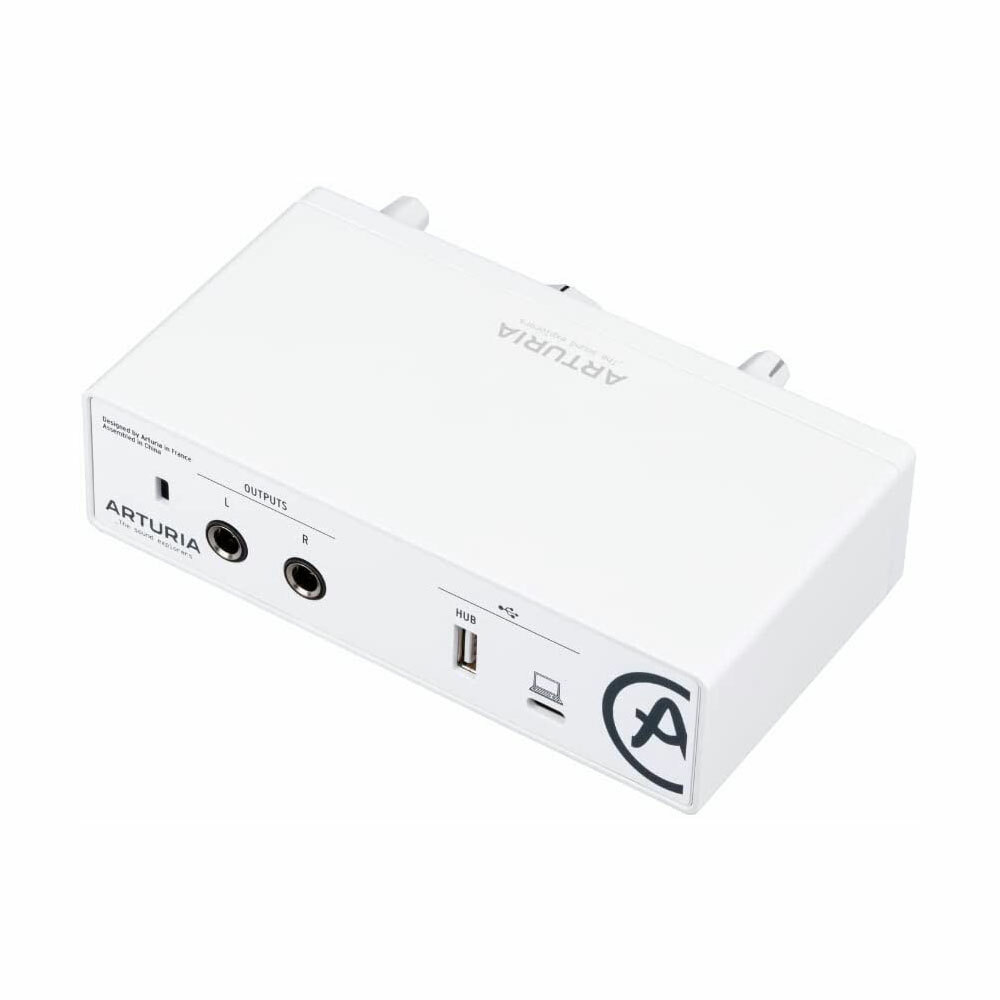 Arturia MiniFuse 1 Portable USB Type-C Audio Interface (White)