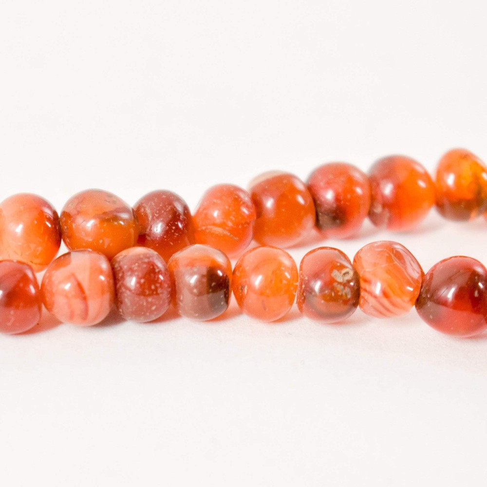 Carnelian Stone Trade Beads