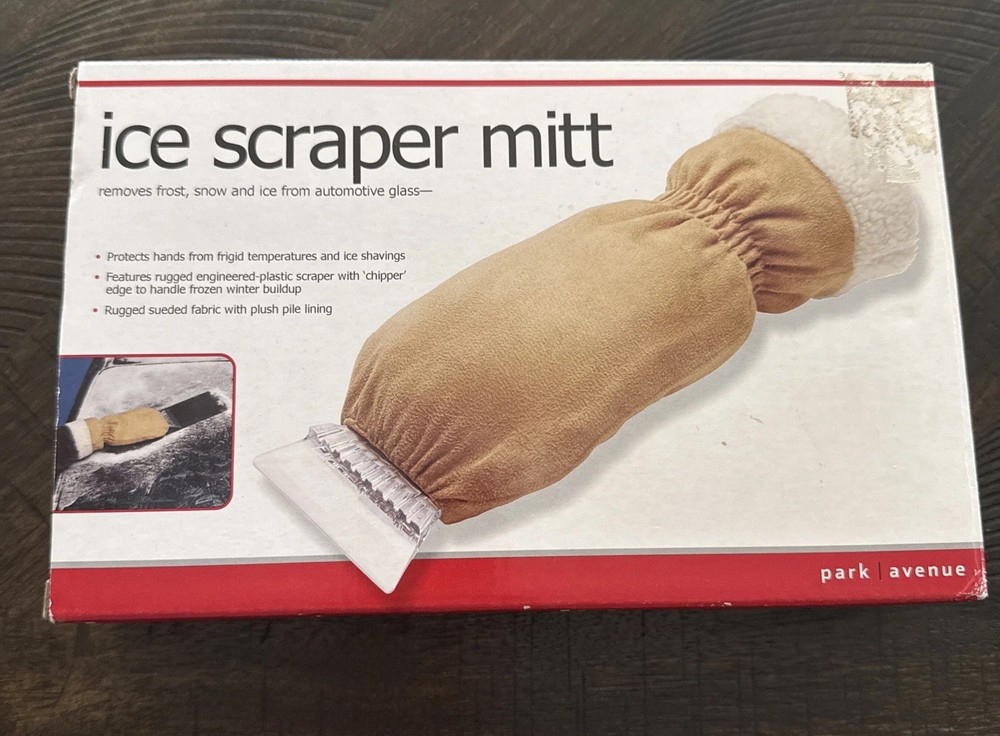 Windshield Car Ice Scraper Mitt NIB
