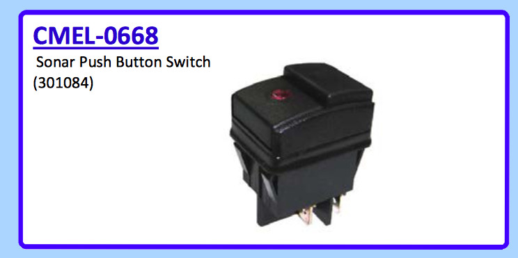 STODDART (WOODSON) SONAR PUSH BUTTON SWITCH (301084) CMEL-0668