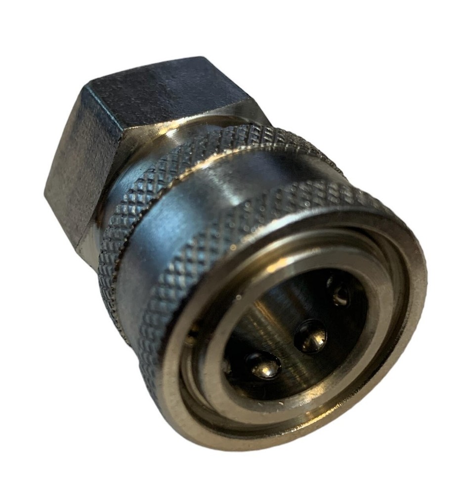 Stainless Steel 3/8" Female NPT Quick Connect Easy Release Socket Coupler