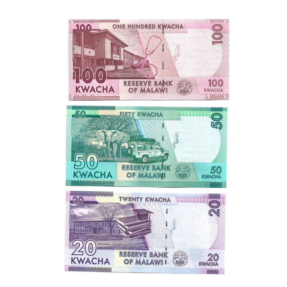 MALAWI UNC Banknotes set