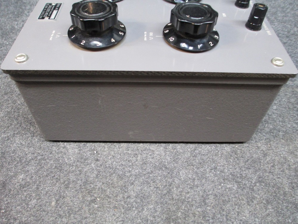 Shallcross 825 4-Dial Decade Resistance Calibrator Box