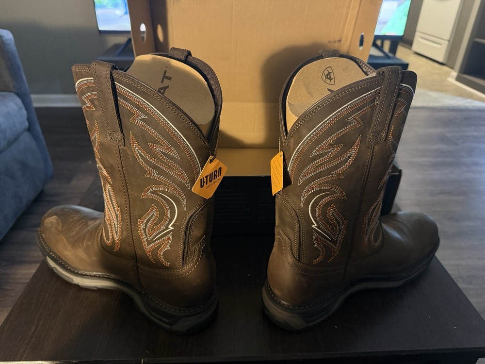 Ariat Workhog XT Carbon Toe Work Book Size 14 EE Wide