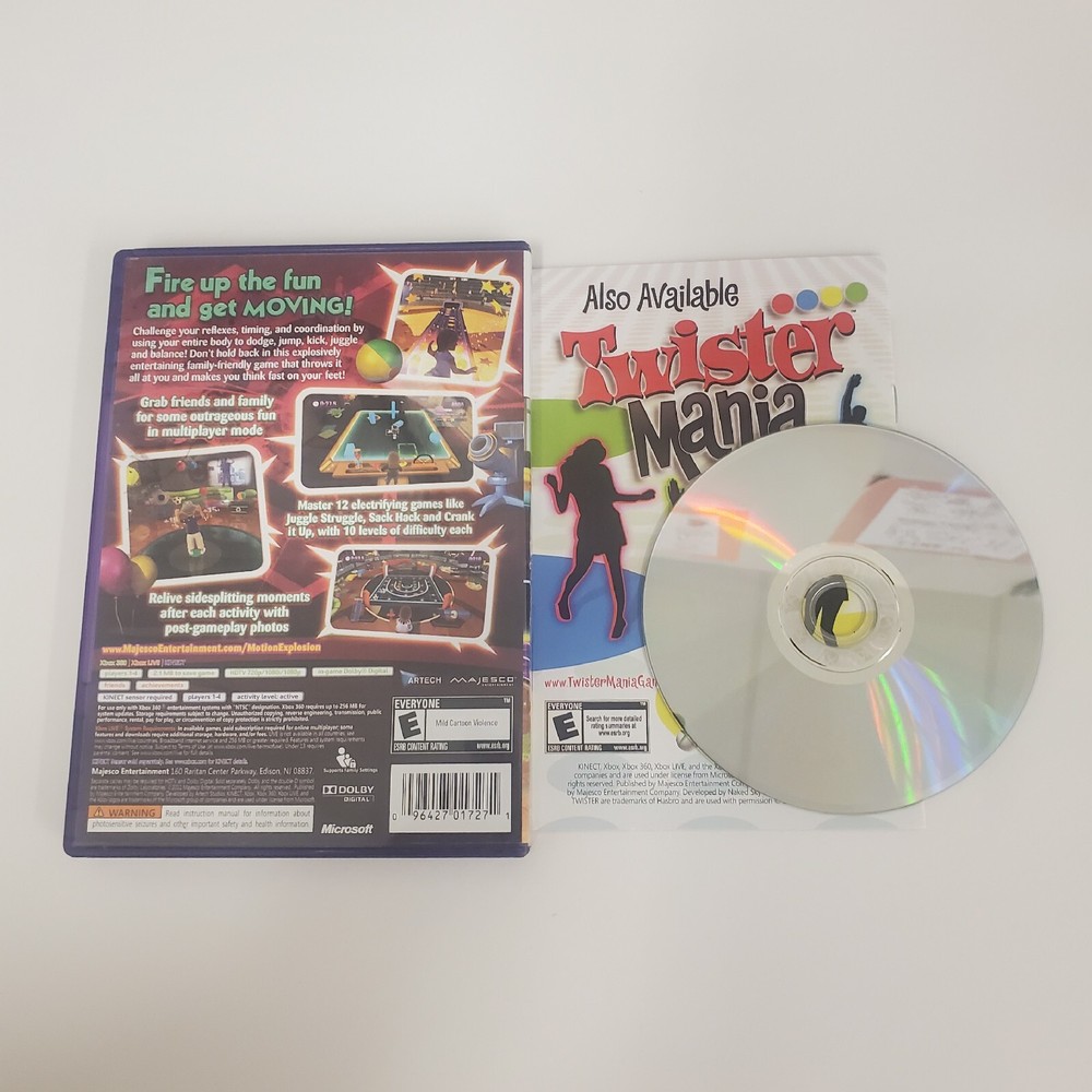 Motion Explosion! (Microsoft Xbox 360, 2011) - Tested, Works