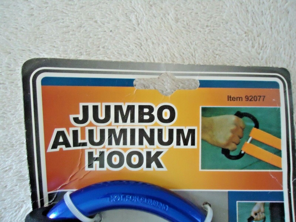" NOC " Heavy Duty Anodized Aluminum Jumbo Multi Use Hook " GREAT MULTI USE ITEM