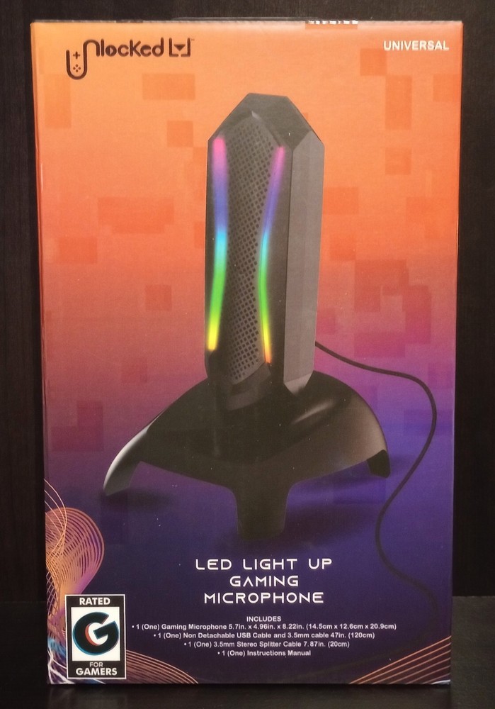 LED Light Up Gaming Microphone by Unlocked