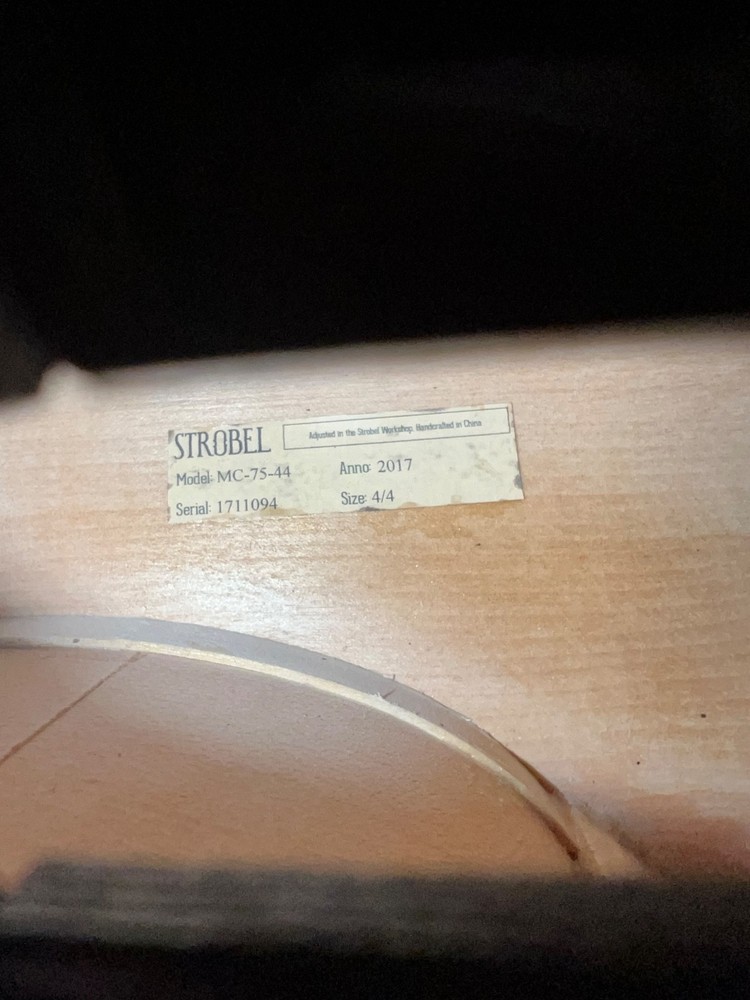 Strobel MC-75 Student Series 4/4 Size Cello 2017
