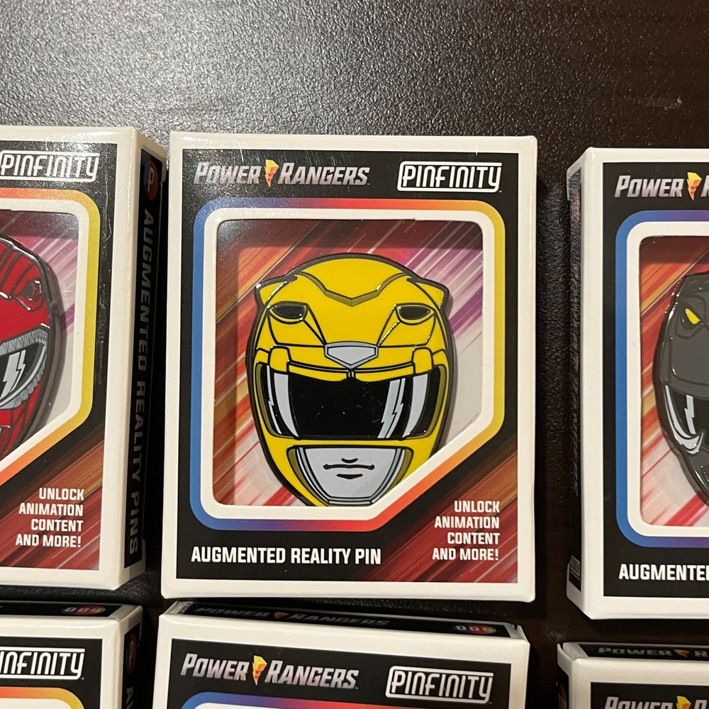 Pinfinity Power Rangers Complete Pin Set