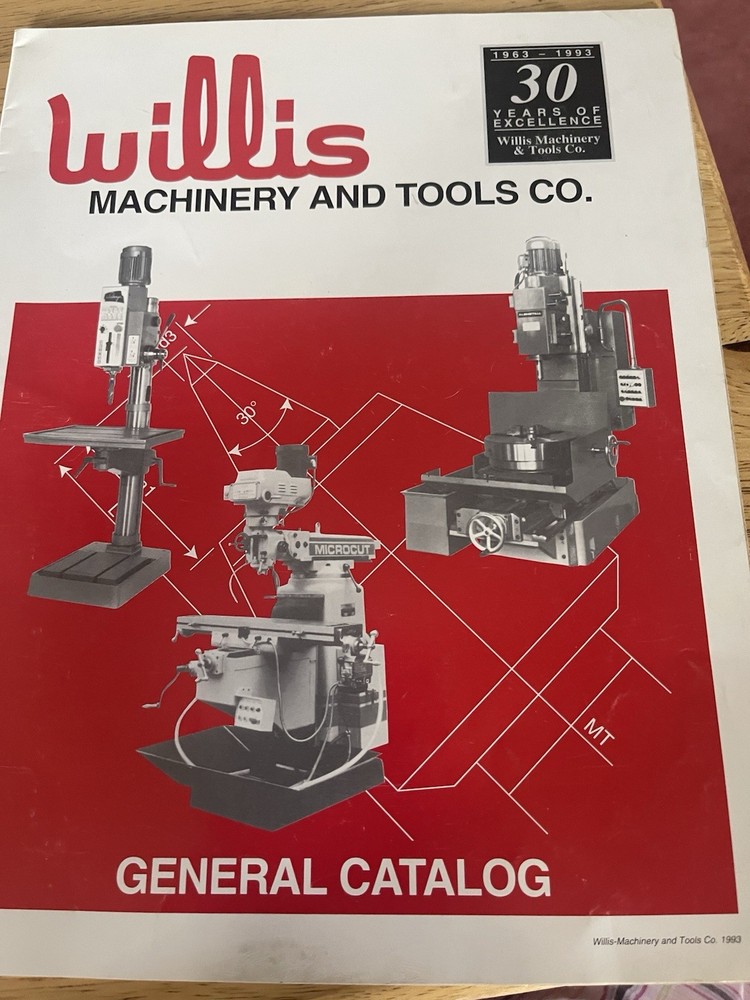 Willis Machinery and Tools Co. General Catalog 1993