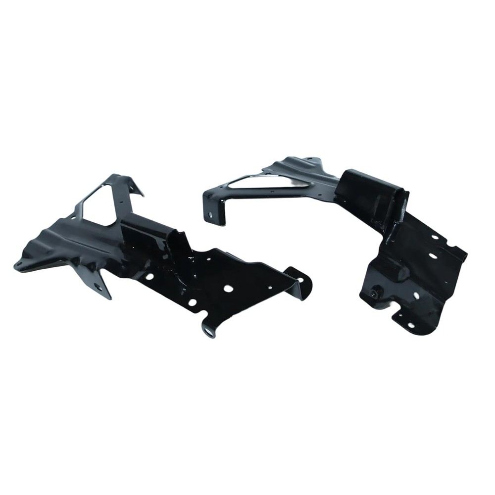 Front Bumper Bracket for Silverado 1500 2016-2018 Black 2PC Left Right