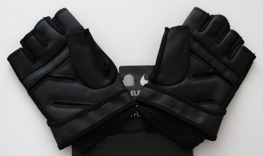 Nike Pro Elevate Training Gloves Womens Large Black/Volt