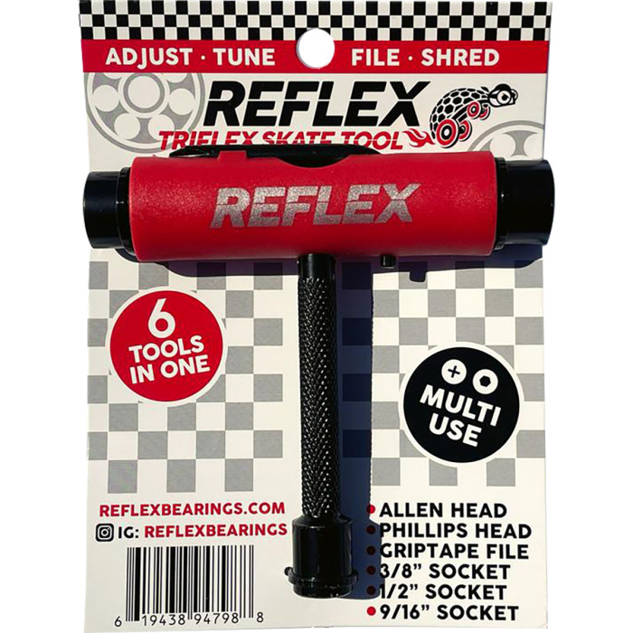 REFLEX TRIFLEX SKATE TOOL RED