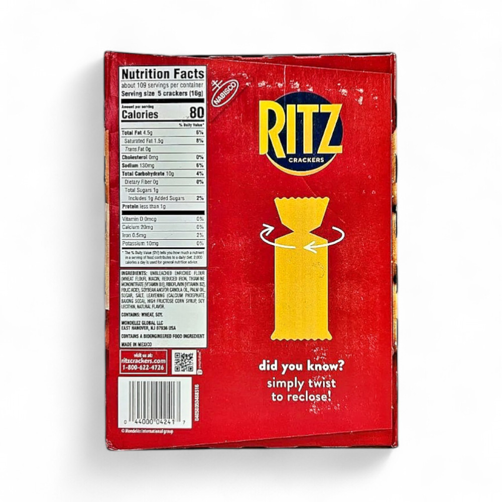 RITZ Original Crackers Value Pack 3lb 13.65oz, 18 Stacks