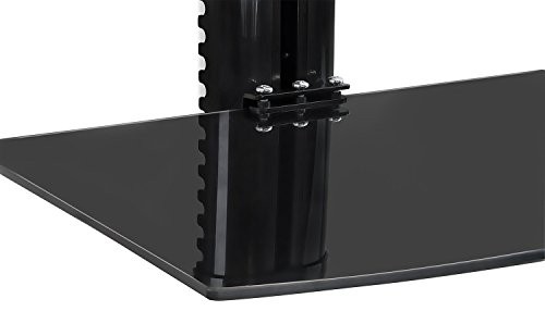 Floating Wall Mounted Shelf Bracket Stand for AV Receiver, Component, 2-shelf