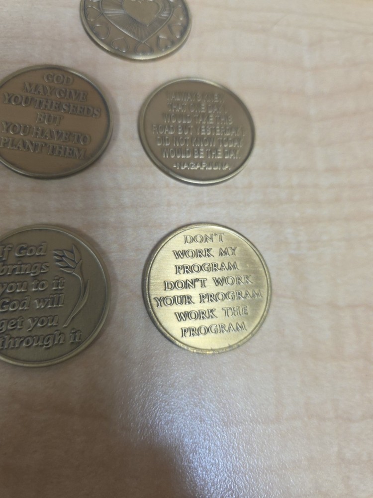 5 Sobriety Coins