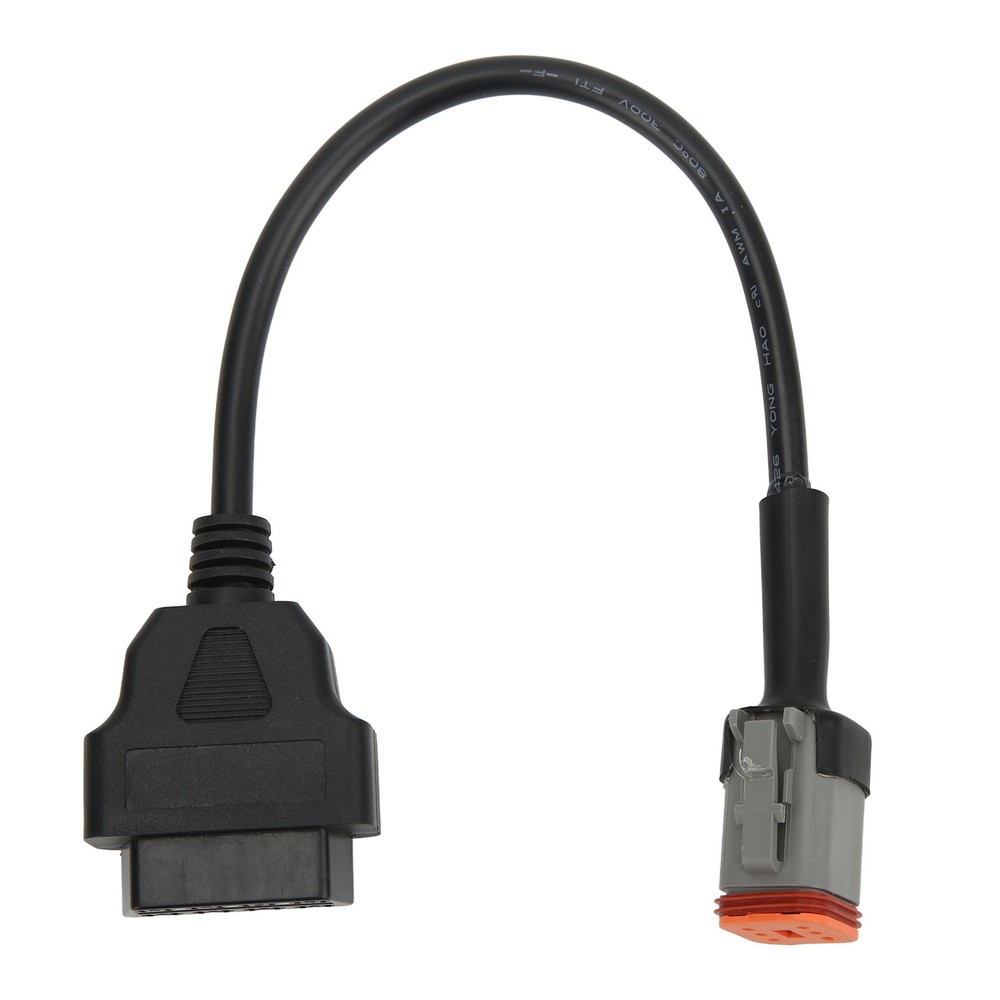 Motorcycle OBD2 6 Pin Diagnostic Adapter Efficient Fuel Efficiency For Safe UJRW
