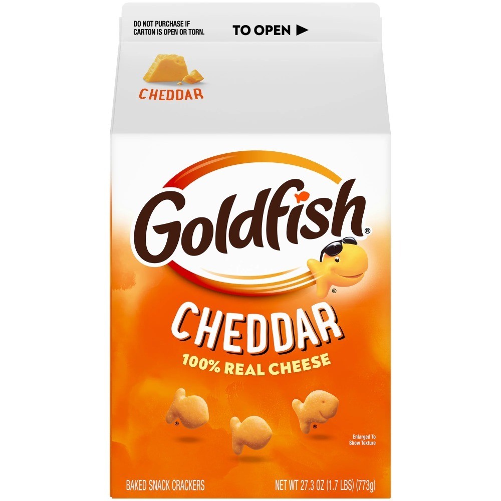 Cheddar Cheese Crackers, 27.3 oz Carton