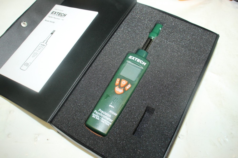Extech Precision Digital Psychrometer RH390 Temperature & Humidity