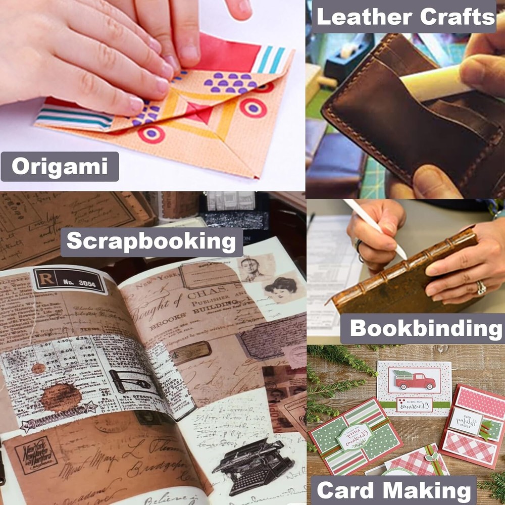 Bone Folder for Bookbinding & Leather Crafting - 6-Inch Precision Tool