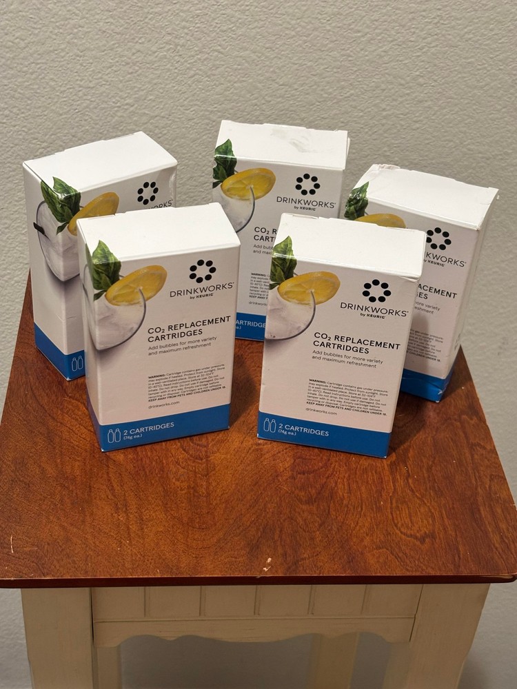 Drinkworks CO₂ Replacement Cartridges – Sealed 2-Pack – Discontinued