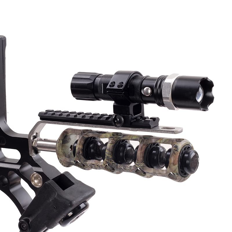 Archery Flashlight Mount Stabilizer - Compound Bow Light Holder Bracket Stabi...