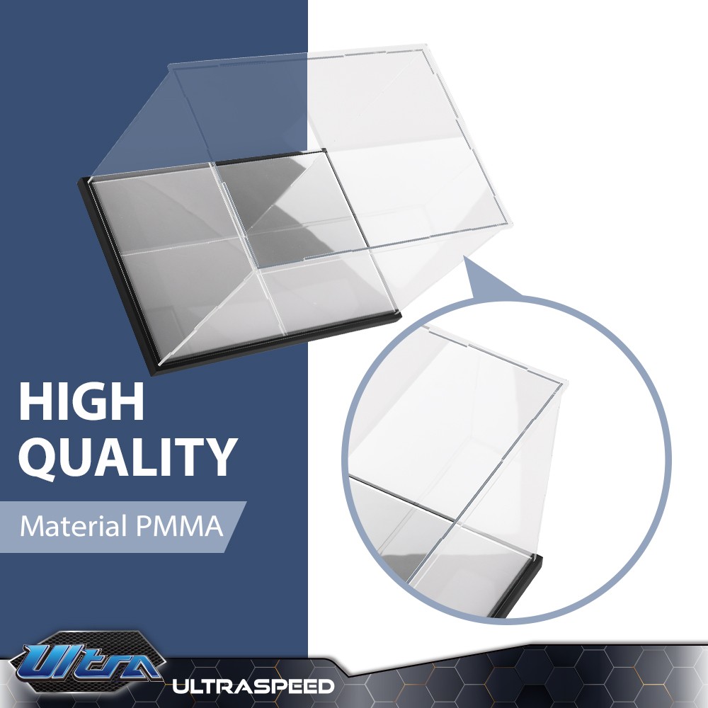 Clear Single Boxing Glove Horizontal Display Case