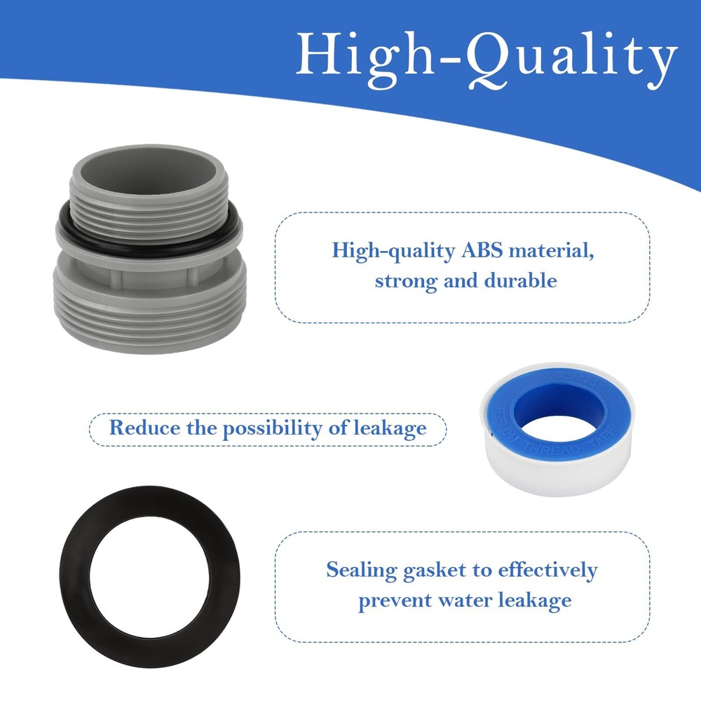 PalpitateC 4560 Pool Hose Conversion Kit Compatible with Intex 2 Pack, 1 set
