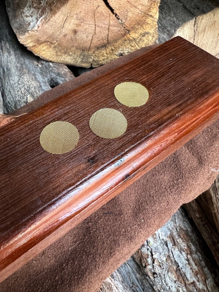 6" deer All Cedar pipe / With screens E 13