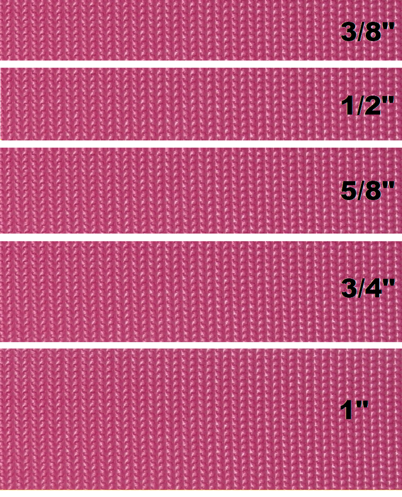 RASPBERRY Light Weight Nylon Webbing-5 WIDTHS-2, 5, 10, 25, 50, or 100 YARDS