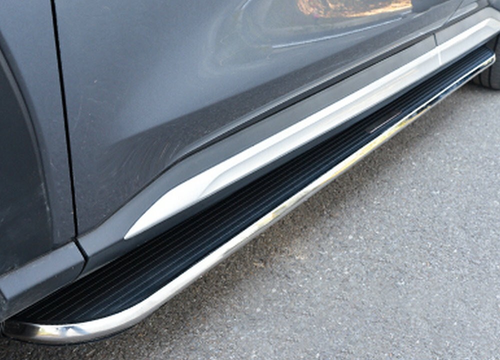 2PCS Side Steps Running Boards Nerf Bars Fits For Cadillac Escalade 2015-2020