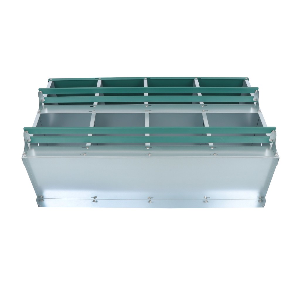 Chicken Nesting Boxes 8 Hole Nesting Box for Laying Eggs Heavy Duty Metal