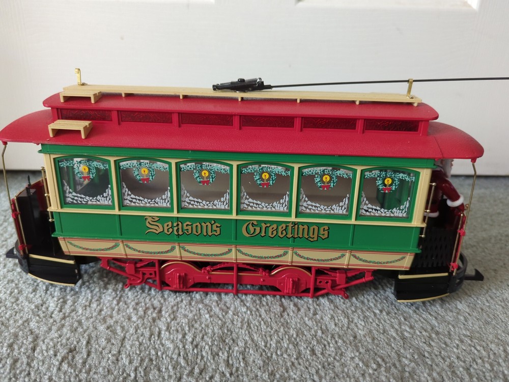 Complete Christmas Trolley Set G Gauge - Track, Controller, Power Pack, Clips