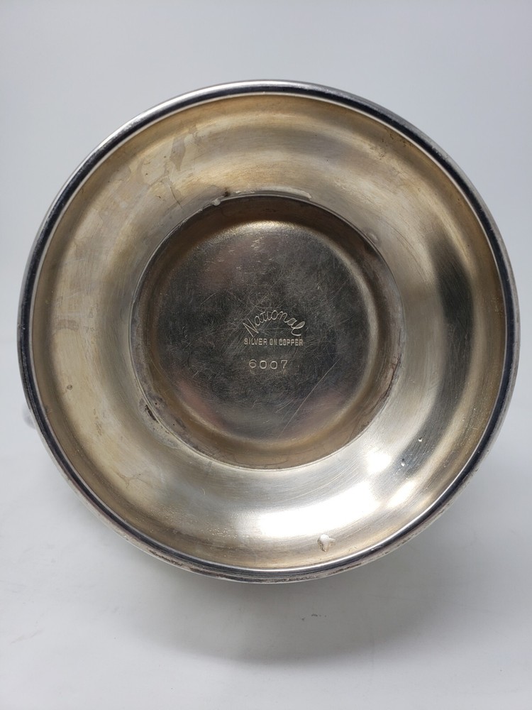 "National Silver" Silver On Copper Silverplate Beverage Pitcher EXCELLENT!