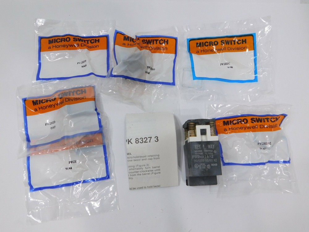 Honeywell Microswitch Kit PW2HC8DF2E Pushbutton Pilot Light White PW2HA1AF2
